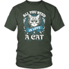 All You Need Is Love & A Cat Men's T-Shirt