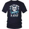 All You Need Is Love & A Cat Men's T-Shirt