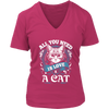 All You Need Is Love & A Cat Women's V-Neck Shirt