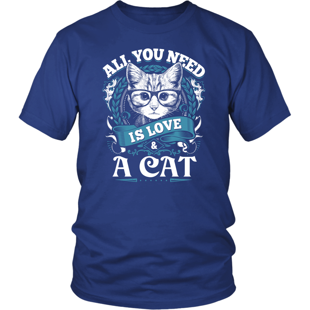 All You Need Is Love & A Cat Men's T-Shirt