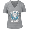 All You Need Is Love & A Cat Women's V-Neck Shirt