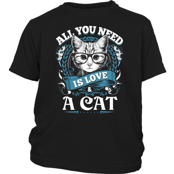 All You Need Is Love & A Cat Kid's Shirt